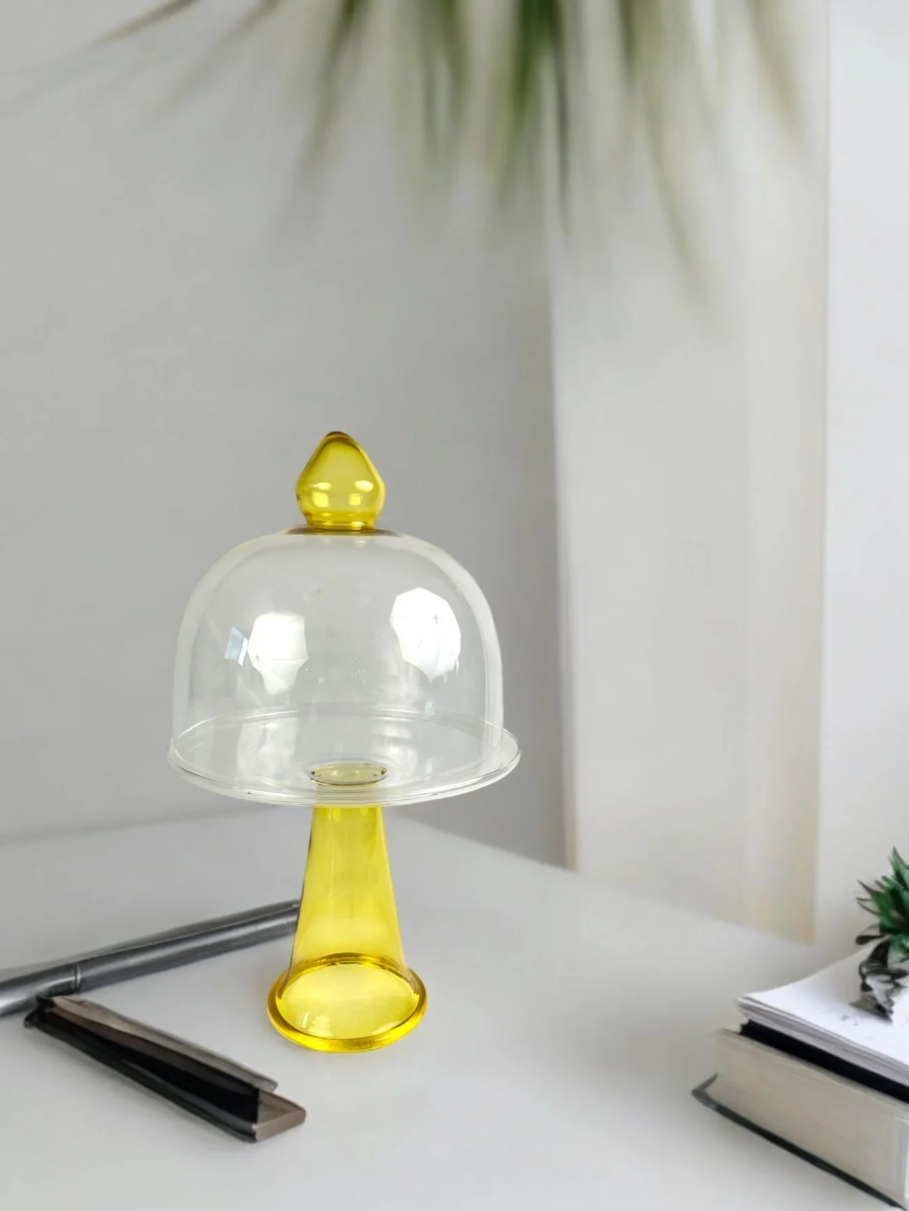 Cake Stand In Yellow - Image 3